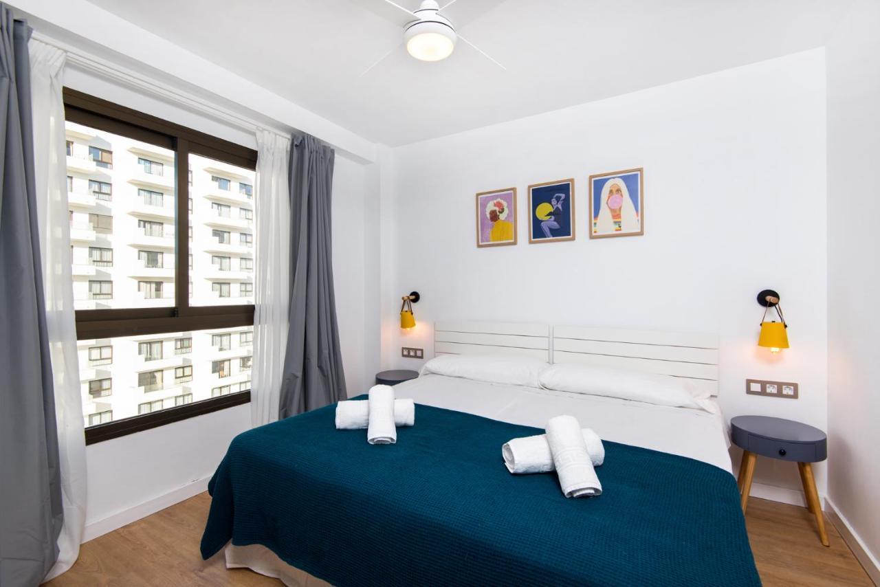 Aloha Puerto Private Apartment 1St Line Carihuela Beach Торремолинос Экстерьер фото